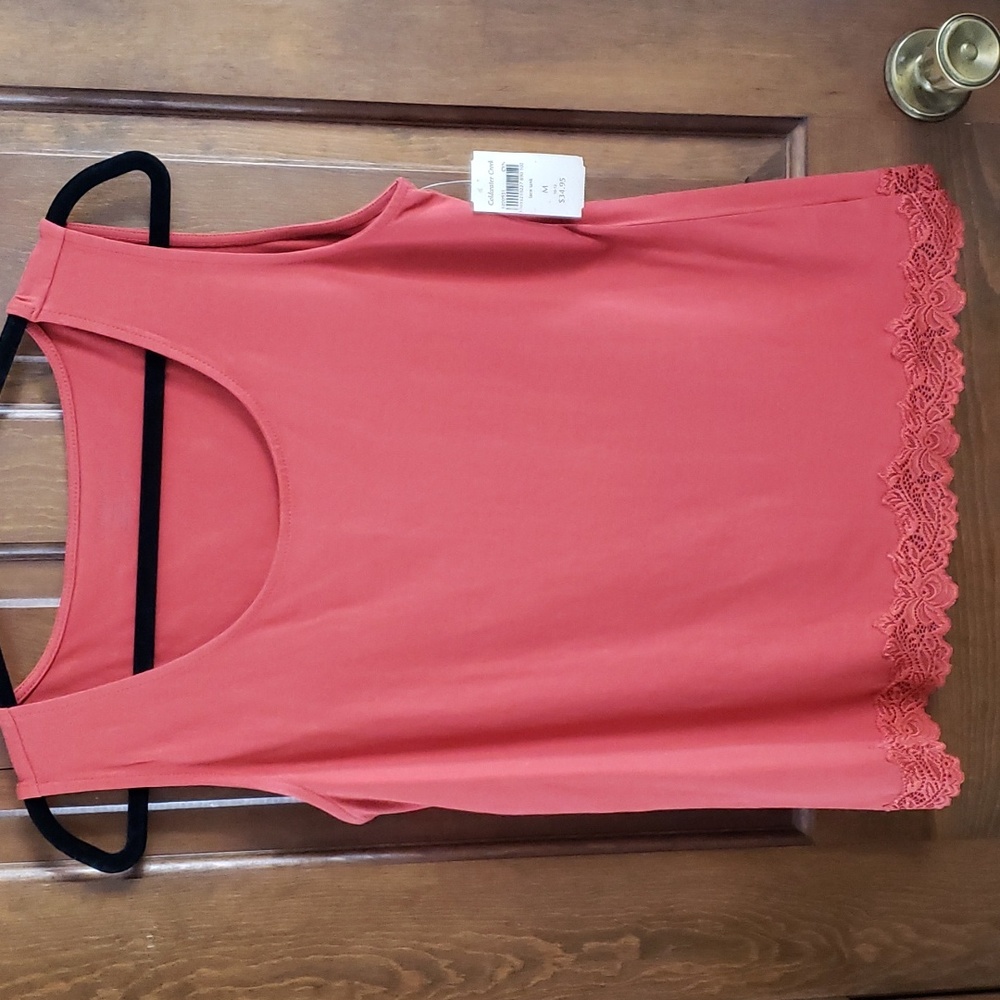 Coldwater Creek Rust Tank Top NWT